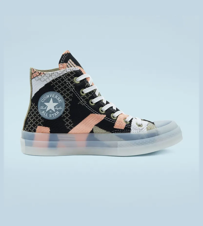 Converse Vibrant Knit Chuck 70 High Top Cantaloupe/black/white (570273C)