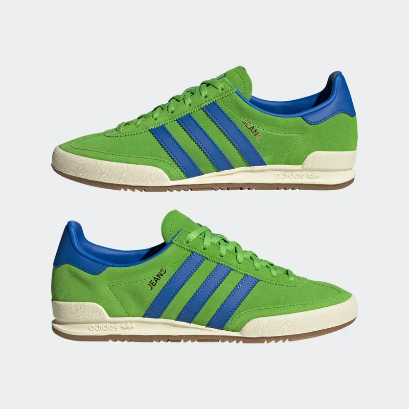 Adidas Jeans Semi Solar Slime / Off White / Blue (GX6953)