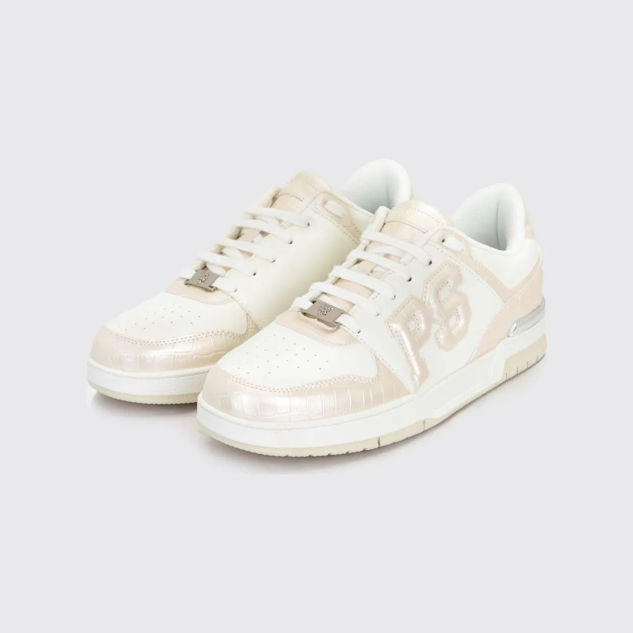 Plein Sport Crocodile Print Leather White 4 (SAFSUSC0934SLE004N01OF)