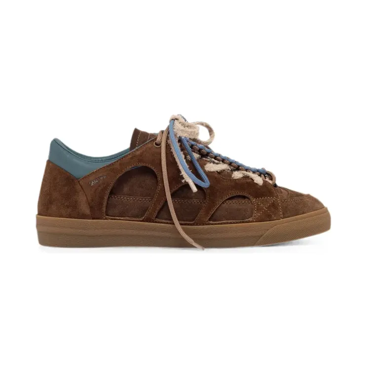 Santha Love Park suède met uitgesneden details “Brown” (YM06LPSBBR)
