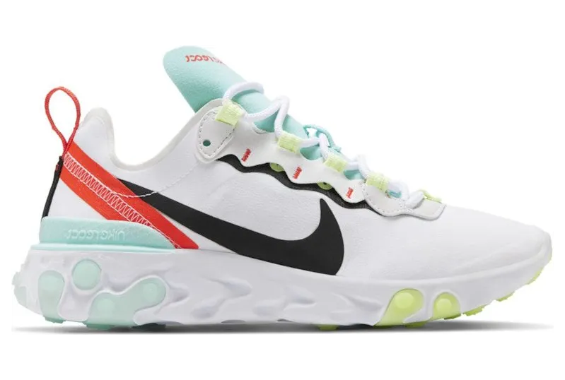 Nike React Element 55 White Black Blue (DB5926-101)