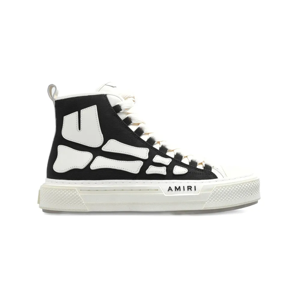 Amiri Skel Court Hi “Black/White” (AMFOSR1149 001)