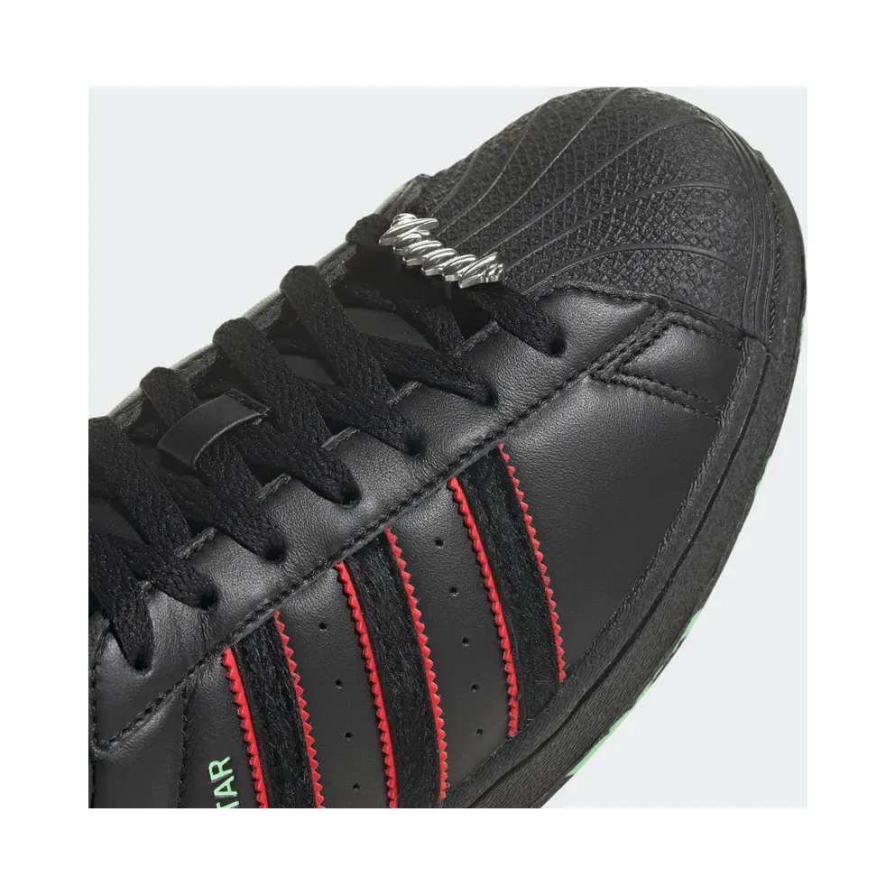 adidas Superstar Core Black / Cherry Red / Glory Mint (GW8843)