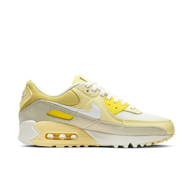 Nike Air Max 90 Recraft Lemon (W) Lemon/Sail-Bone (CW2654-700)