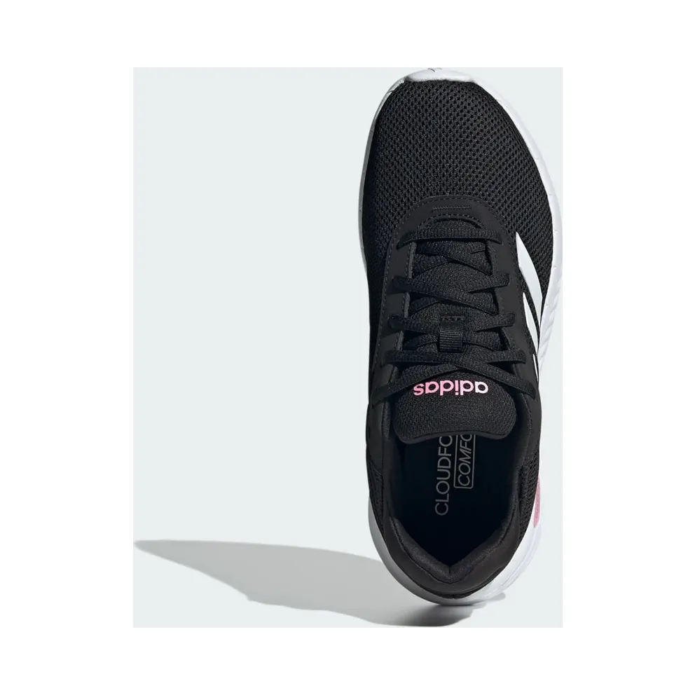 Adidas Cloudfoam Comfy Core Black / Cloud White / Bliss Pink (IH2974)