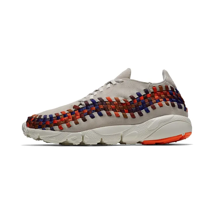 Nike Air Footscape Woven Light Bone Rainbow 2016 “Light Bone / Sail / Total Crimson” (874892-002)