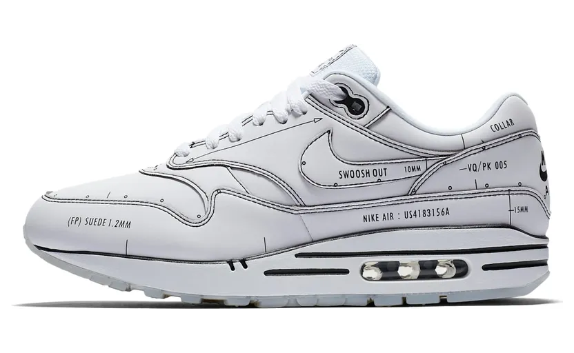 Nike Air Max 1 Tinker Sketch To Shelf – “White / Black” (CJ4286-100)