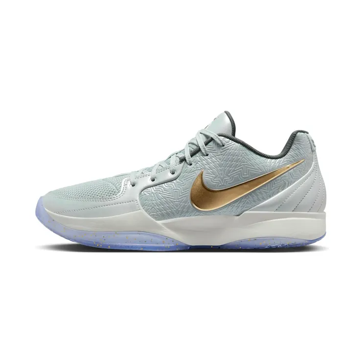 Nike Ja 2 Christmas “Light Silver / Iron Grey / Metallic Gold” (FV6070-002)