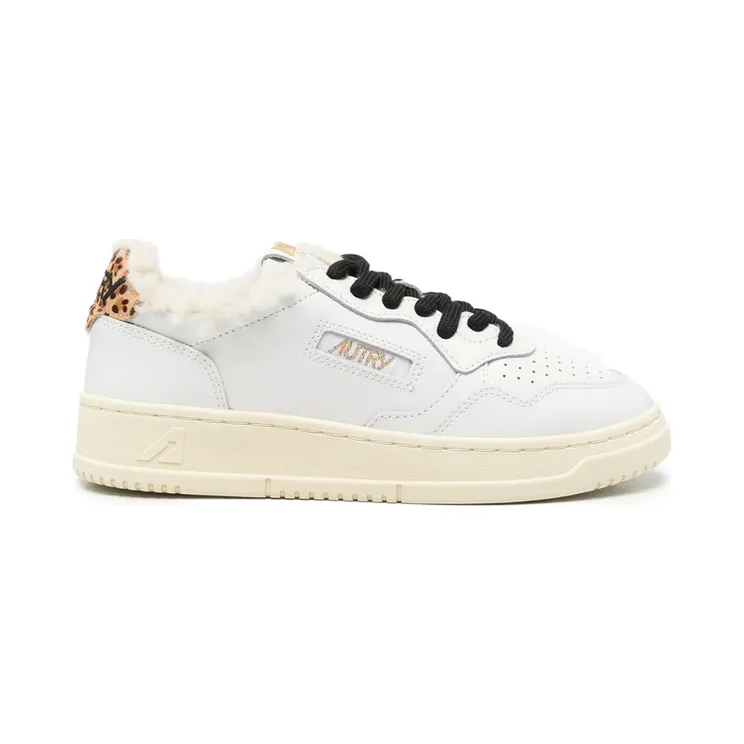Autry Medalist Leopard-print “White” (AUXW OC02)