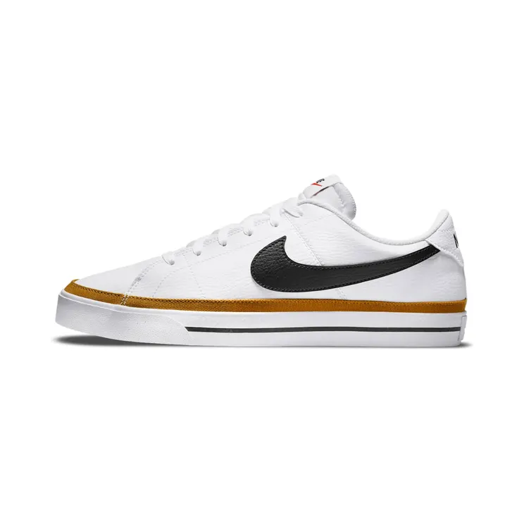 Nike Court Legacyen “White / Desert Ochre / Black” (DH3162-100)