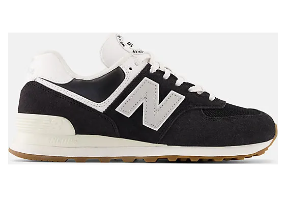 New Balance 574 Black White Gum (U574UG2)