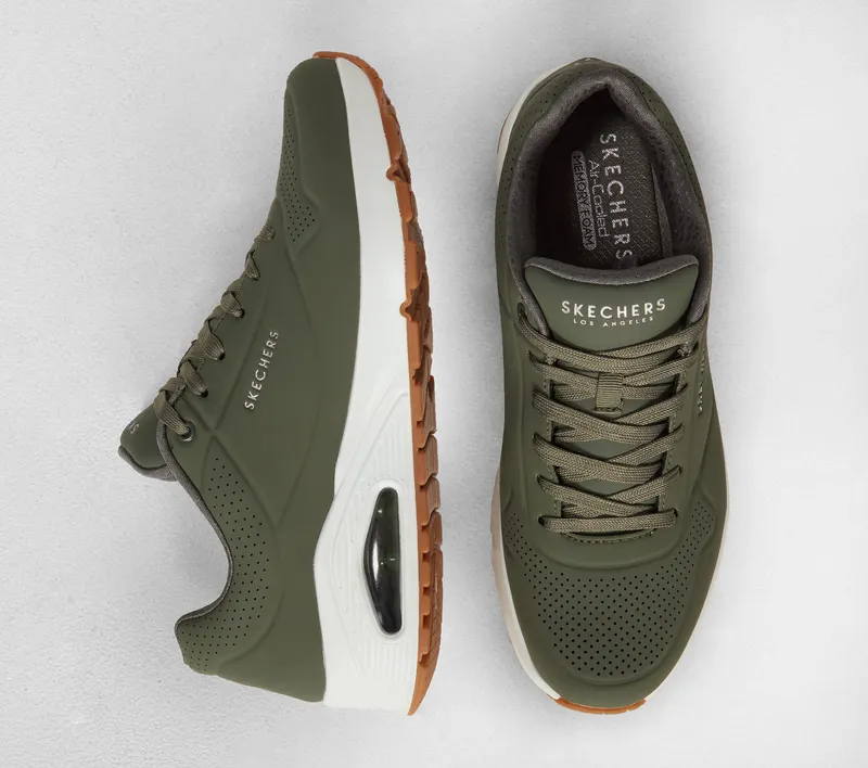 Skechers Uno – Stand On Air – Olijf – “Green” (52458 OLV)