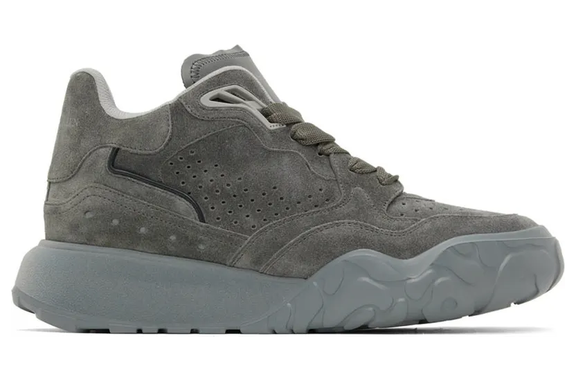 Alexander McQueen Gray Court Sneakers (705121WHZ2B)