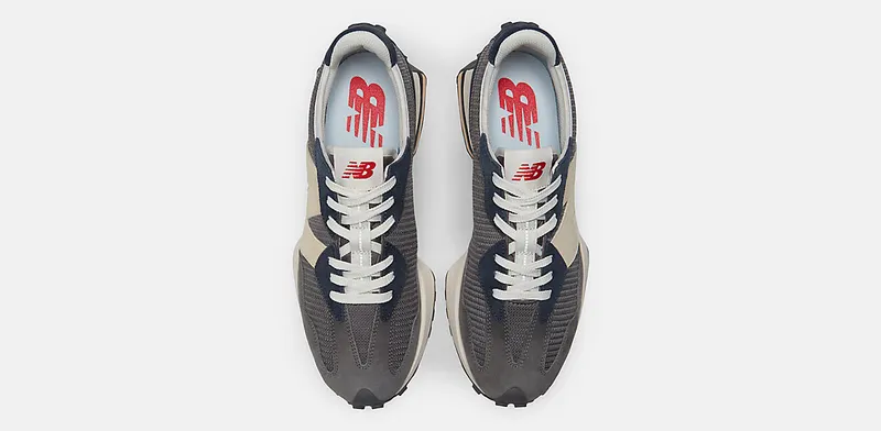 New Balance New Balance Unisex 327 Grey/Blue (MS327MD)