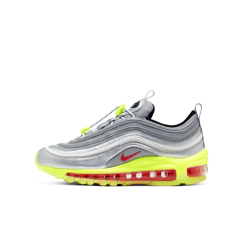 Nike Air Max 97 Rft Metallic Silver Red Orbit Volt (GS) Metallic Silver/Red Orbit-Volt-Black-White (BQ8437-002)
