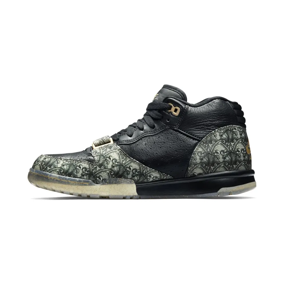 Nike Air Trainer 1 Paid In Full Black/Black-Metallic Gold-Vpr Grn (607081-002)