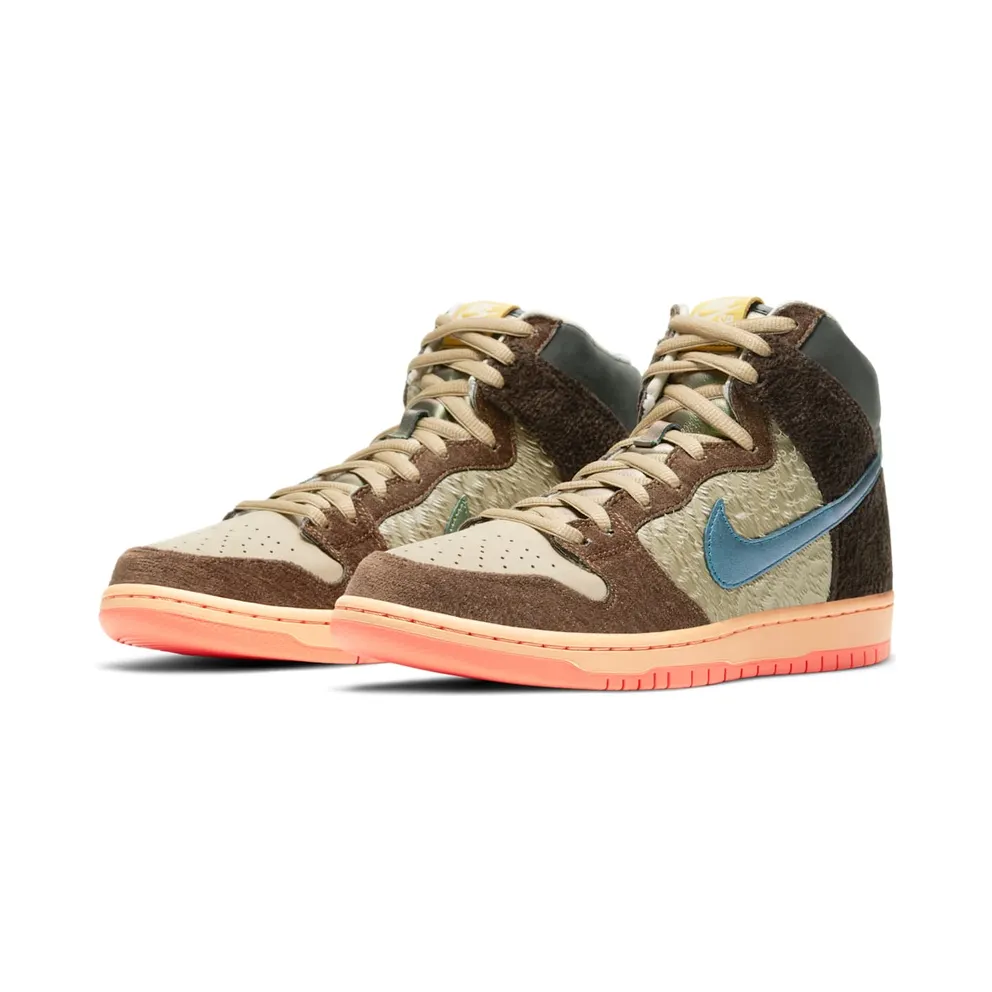 Nike SB Dunk High Concepts Turdunken Brown/Blue-Orange (DC6887-200)