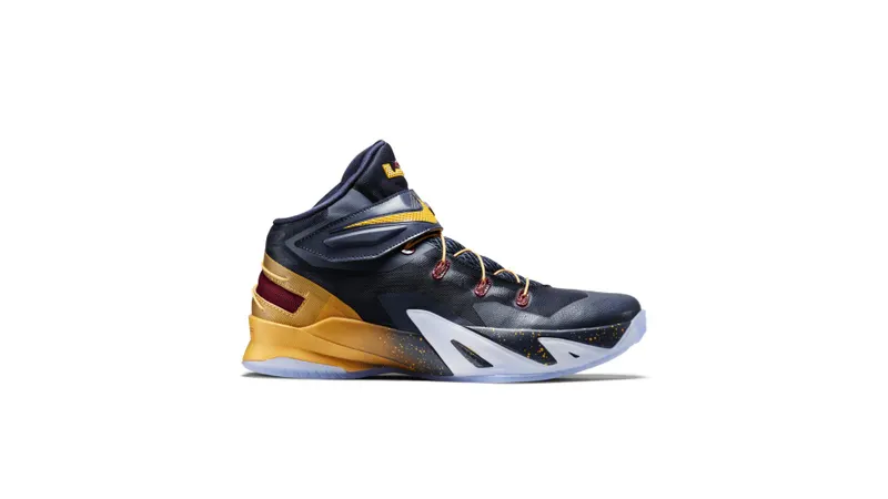 Nike LeBron Zoom Soldier 8 Flyease Cavs Midnight Navy/University Gold-Team Red (805894-476)