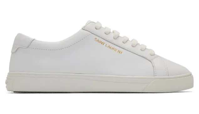 Saint Laurent White Andy Sneakers (606831 0M500)