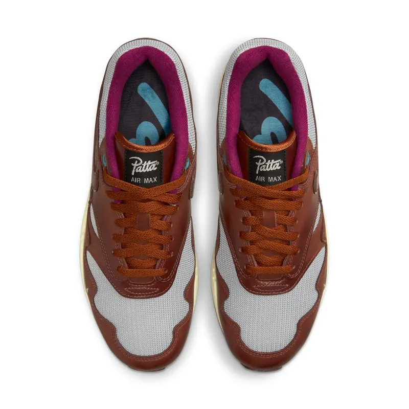 Nike Air Max 1 x Patta Dark Russet/Metallic Silver/Dark Russet