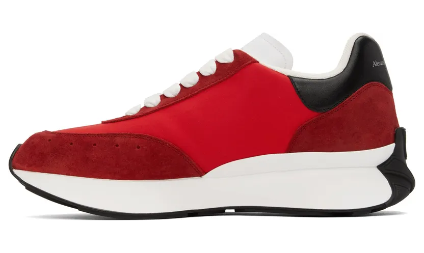 Alexander McQueen Red Sprint Sneakers (688546W4T22) (3)