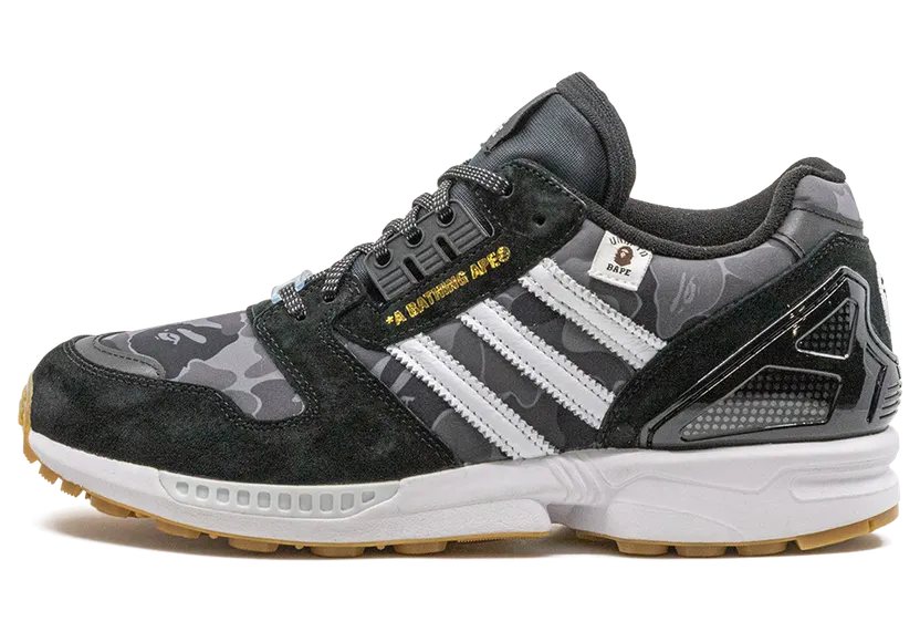 Adidas BAPE x Undefeated x ZX 8000 ‘Black Camo’ (FY8852)
