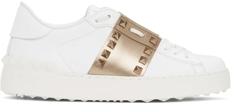 Valentino Garavani Rockstud Open “White/Bronze” (VW2S0A01HEL)