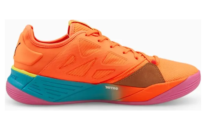 Puma Accelerate Turbo Nitro handbalschoenen Blauw/Zwart (106459-04)