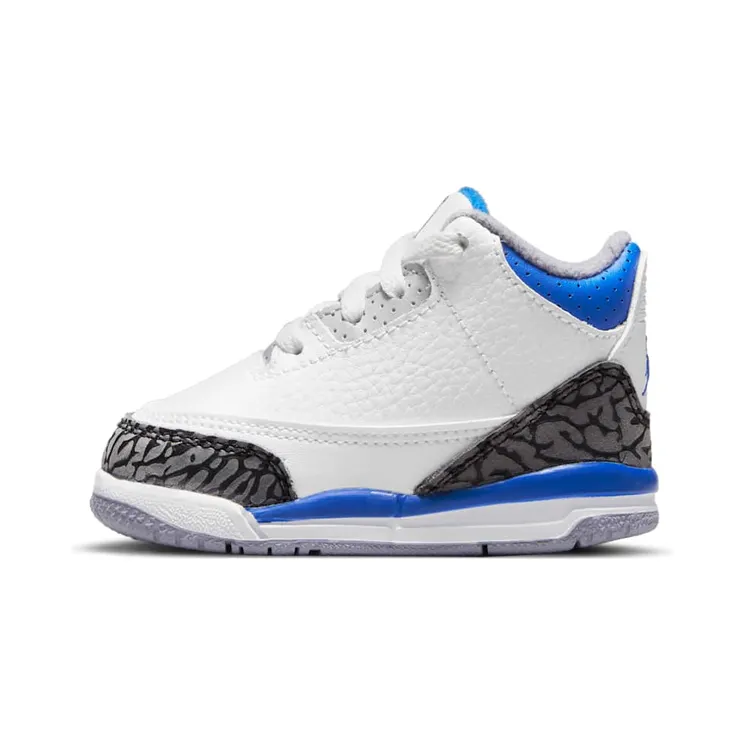 Jordan 3 Retro Racer Blue (TD) “White / Black / Cement Grey / Racer Blue” (832033-145)