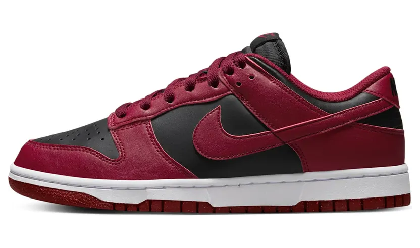 Nike Dunk Low Next Nature Dark Beetroot “Black / White / Team Red” (DN1431-002)