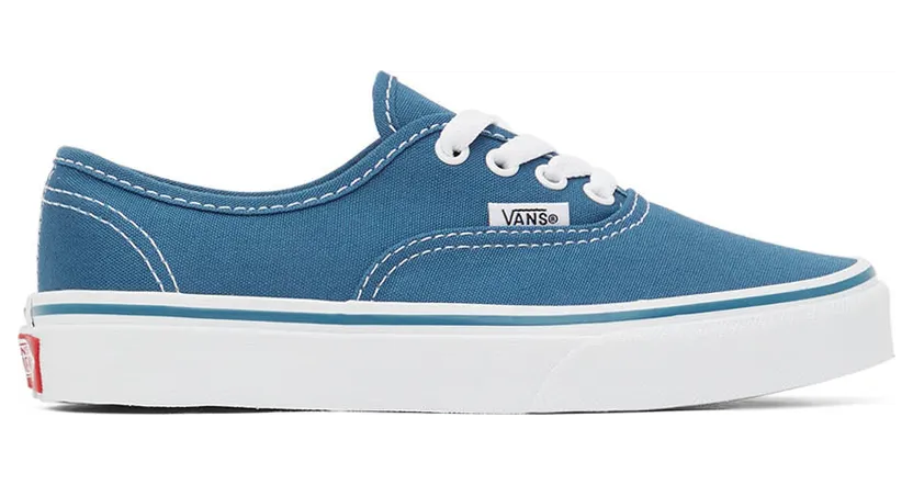 Vans Kids Blue Authentic Little Kids Sneakers (VN000WWXNWD1)