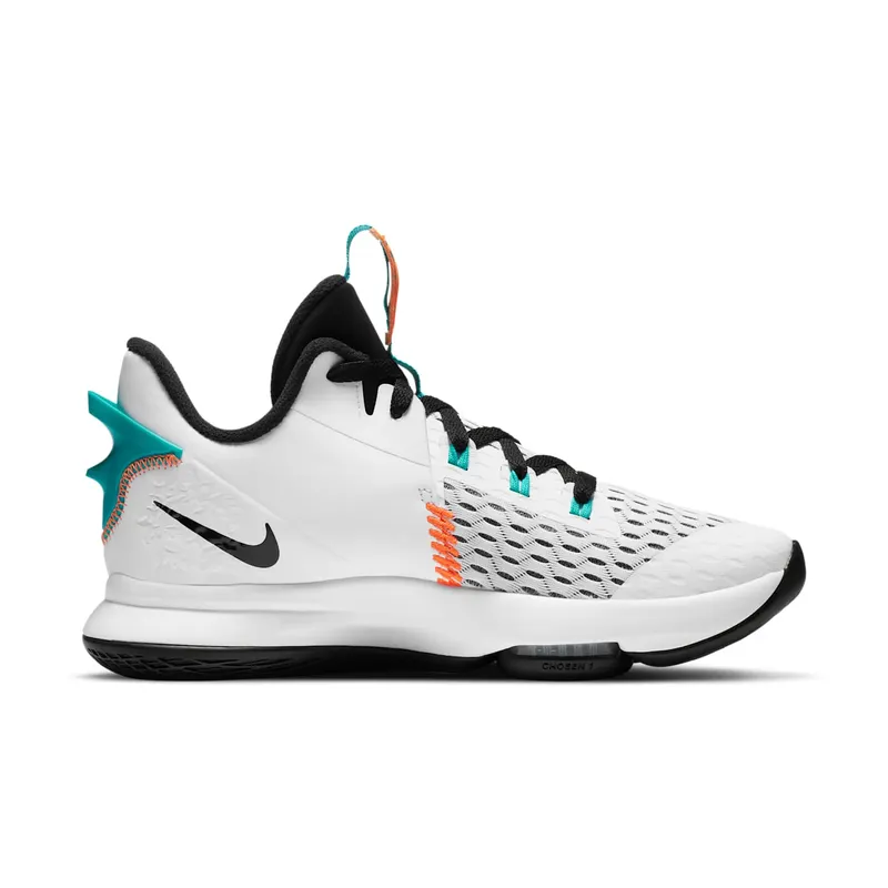 Nike LeBron Witness 5 White Clear Jade (CQ9380-100)