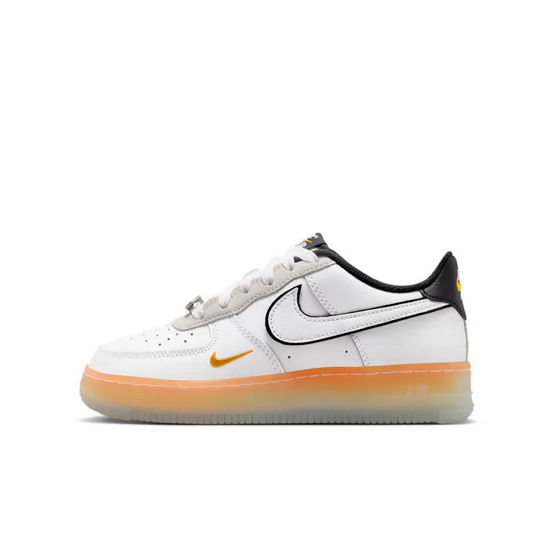 Nike Air Force One Low White / Black / Orange Peel (IQ0205-100)