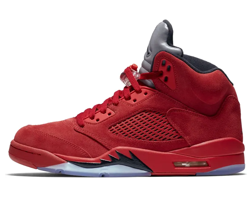 Air Jordan 5 Retro Flight Suit – Red Suede (136027-602)