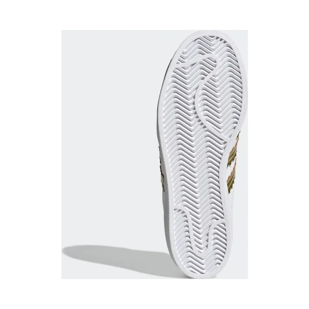 Adidas Superstar Cloud White / Matte Gold / Core Black (H03915)