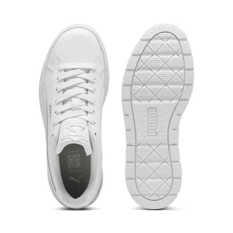 Puma Karmen II Leather “Puma White / Puma White / Puma Silver” (397456_02)