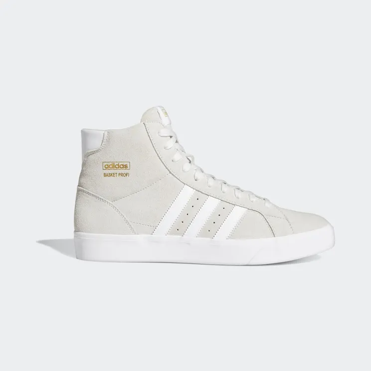 adidas Basket Profi Crystal White / Cloud White / Gold Metallic (FY7724)