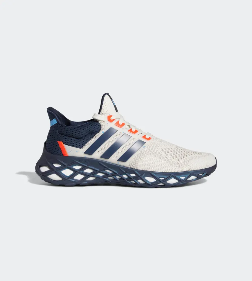 adidas Ultraboost Web DNA Running Sportswear Lifestyle Chalk White / Collegiate Navy / Impact Orange (GX2135)