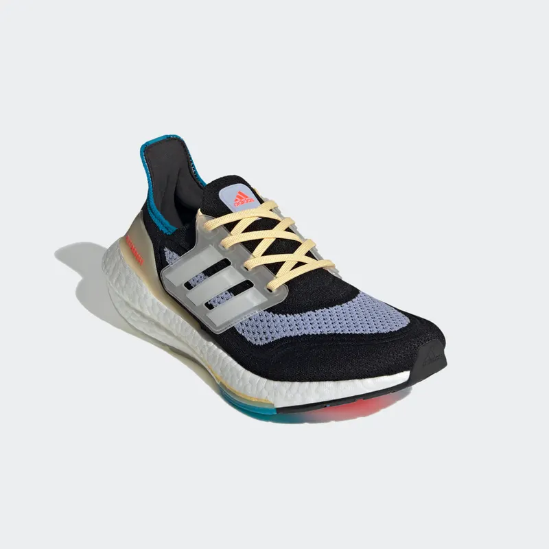 adidas Ultraboost 21 Core Black / Cloud White / Violet Tone (S23836)