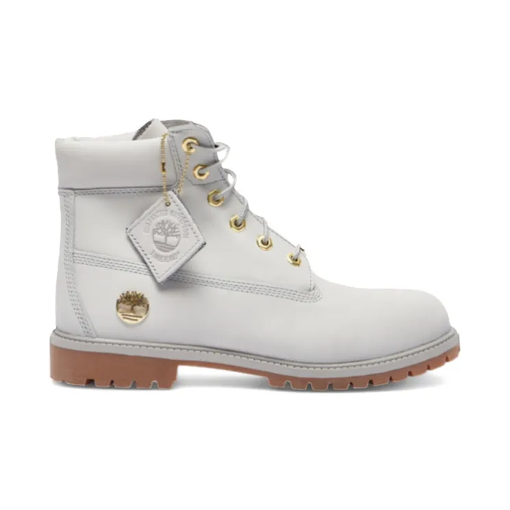Timberland 6″ Premium Waterproof Boot Light Grey Nubuck (TB0A43B2-M29)