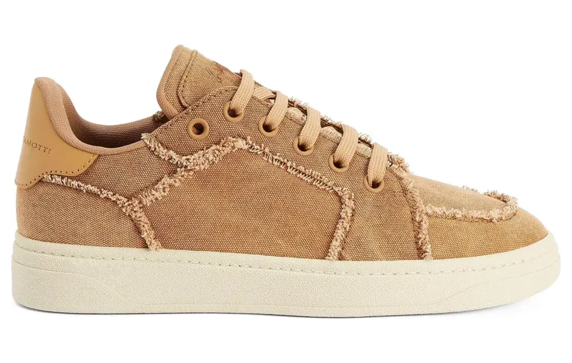 Giuseppe Zanotti GZ94 Sneakers mit ausgefranstem Detail – Braun (RM50001002)