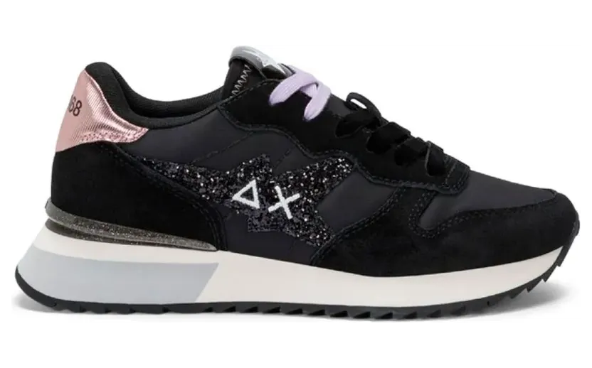 Sun68 Stargirl Glitter Low Top “Black” (SCPZ45217S11)