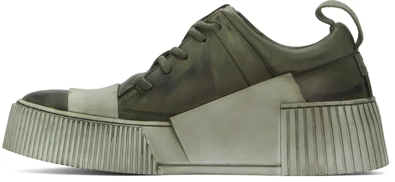 Boris Bidjan Saberi SSENSE Exclusive Khaki Bamba 2.1 Sneakers (SSNSx12)