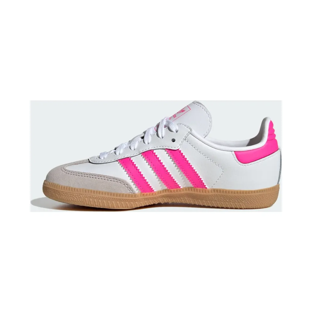 Adidas Samba OG Kids Cloud White / Lucid Pink / Gum (JQ2827)