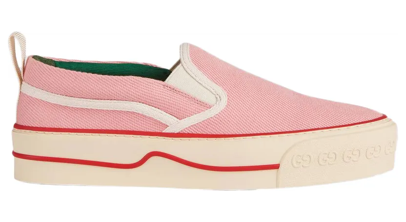Gucci Tennis 1977 Slip-On Pink (W) (_624733 GZO60 5875)