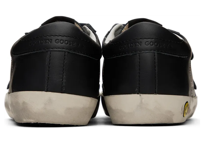 Golden Goose Kids Black Old School Velcro Sneakers (GYF00111.F000419.90100) (2)