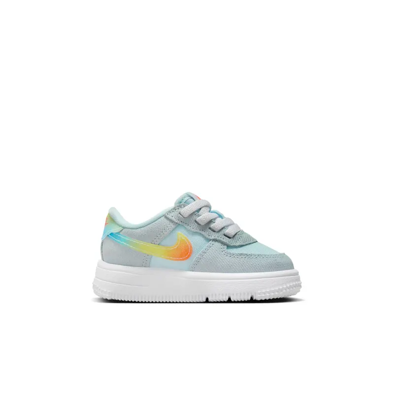 Nike Force 1 Low EasyOn Glacier Blue Light Lemon Twist Aquarius Blue Total Orange (HF4784-474)