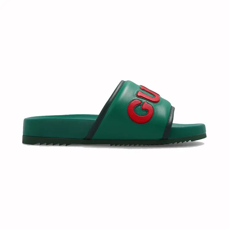 Gucci Logo Slide Green (742009 AABYM 3052)