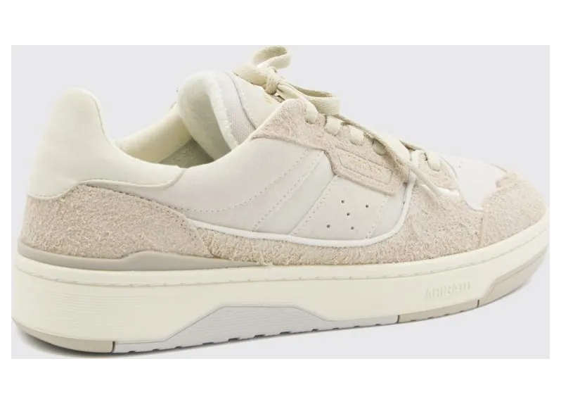 Axel Arigato Clay Low Top Leather and Suede Sneakers with Mesh Inserts Beige (F3906002) (2)