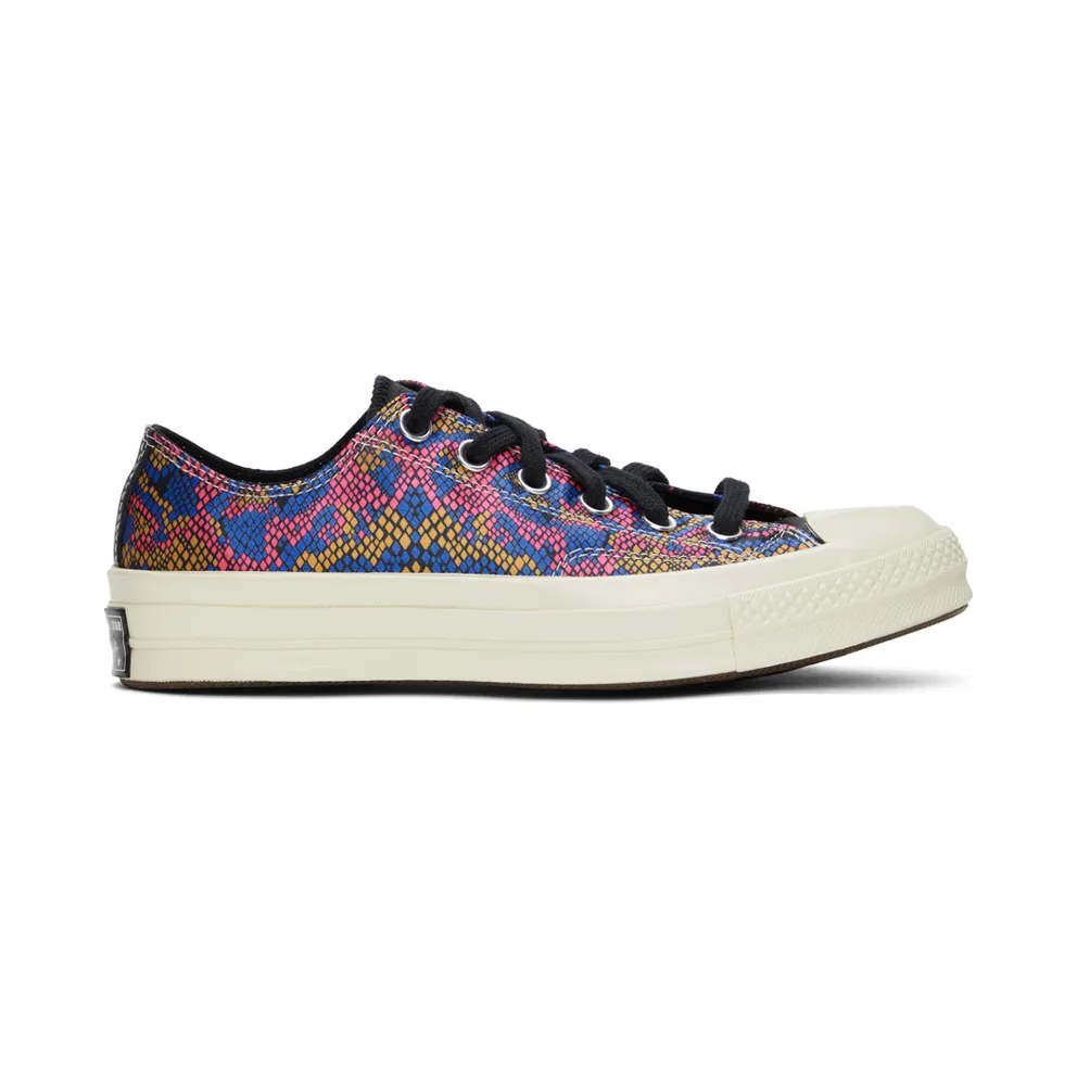 Converse Blue and Pink Digital Daze Chuck 70 Sneakers (570265C)